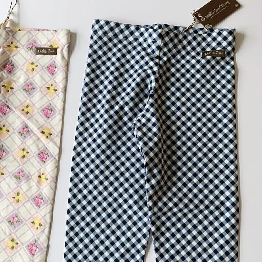 NWT Matilda Jane Girl Ruffle Leggings Bundle 8 Years 10 years or 12 years